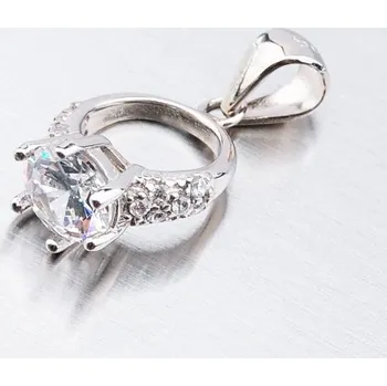 Přívěsek Dámský přívěsek stříbro 925 zirkon HST-13286D