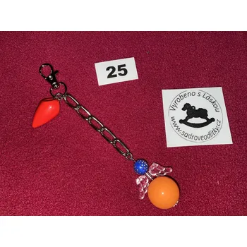 HandMade by VeJa Klíčenka andílek / andělíček č.25 - velký andílek