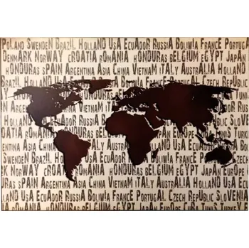 Obraz Obraz v rámu Putframe 70100 mapa