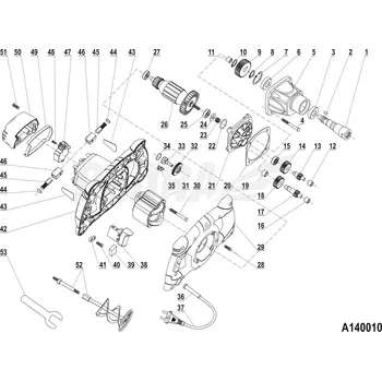 Poloosa kola Hnací hřídel II DEDRA XA140010X.13