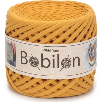 Příze špagáty Bobilon Micro 3 - 5 mm Mustard