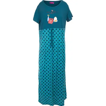 Dámská noční košile Noční košile Get your favorits- modrozelená Velikost: M