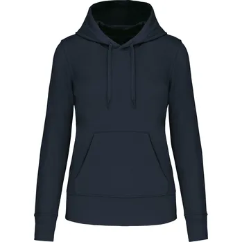Dámská mikina KARIBAN Dámská mikina s kapucí K4028 Velikost: L, Barva: námořní modrá