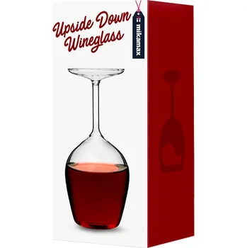 Sklenice Sklenice na víno "vzhůru nohama" MIKAMAX