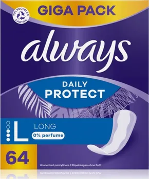 Hygienické vložky Always Daily Protect Long 64 ks