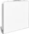 kempingový stůl Skládací kempingový stůl hliníkový 120 x 60 cm bílý
