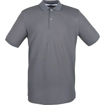 Henbury Pánské polo tričko H101 Steel Grey XL