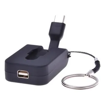 Kabel do PC PremiumCord Adaptér USB-C male na mini DisplayPort female,zasunovací kabel a kroužek na klíče