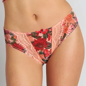Dámské spodní prádlo Pleasure State White Label - Summer love kalhotky šortky peach nectar floral S 38-2514