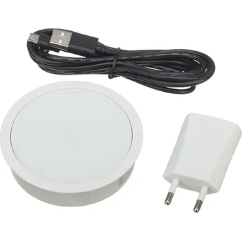 Elektrická zásuvka VersaCharger bezdrátová nabíječka bílá matná / bílá lesklá (VersaCharger bezdrátová nabíječka bílá matná / bílá lesklá)