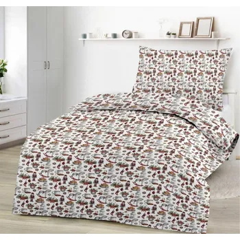 Povlečení Povlečení bavlněné Vánoční povlečení Vánoční Luskáčik TiaHome 1x Polštář 90x70cm, 1x Přikrývka 140x200cm