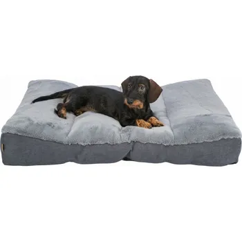 Pelíšek pro psa Obdélníkový polštář LIANO, 80 x 60 cm, šedý
