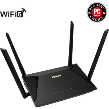 ASUS RT-AX53U (AX1800) WiFi 6 Extendable Router, 4G/5G Router replacement, AiMesh