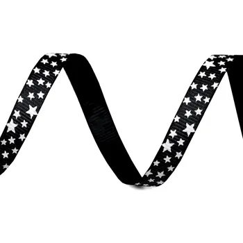 Rypsová stuha šíře 10 mm, barva 7 černá