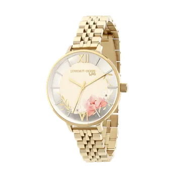 Hodinky Dámské luxusní designové hodinky SUNDAY ROSE Spirit TEA ROSE SUN-S14 (POŠTOVNÉ ZDARMA!! )