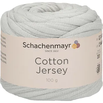 Příze Schachenmayr Cotton Jersey 91 Stříbrná (Příze Cotton Jersey 91 Silber)