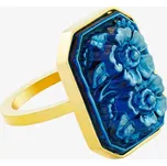 Prsten z pozlacené chirurgické oceli Venice s českým křišťálem Preciosa Velikost a váha prstenu: 53