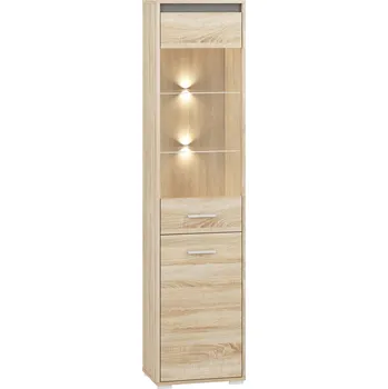 Knihovna Vitrína Avo 05, Sonoma světlá