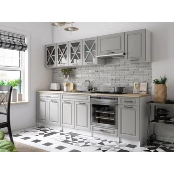 Kuchyňská linka Kuchyňská Linka Gréta 260/260 kámen MAT