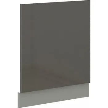 Kuchyňská skříňka Kuchyňská dvířka Garid ZM 570x596 šedý lesk/šedá