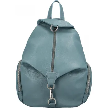 Městský batoh Stylový dámský kožený batoh Celine, jeans