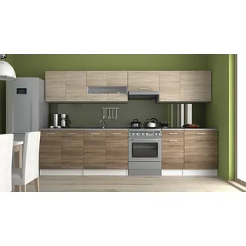 Kuchyňská linka Kuchyňská linka Luigi III 320/260 sonoma/sonoma tabaco