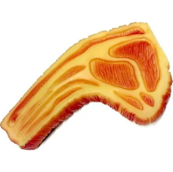 Hračka pro psa Pískací gumový steak