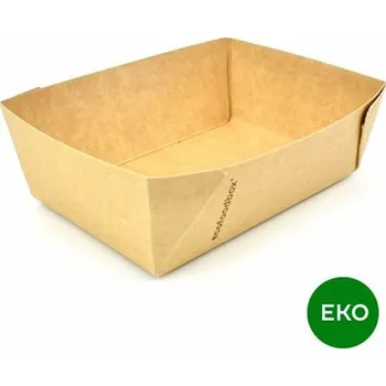 Jednorázové nádobí EKO miska malá kraft 135 x 90 x 50 mm, 20 ks OFOPA/840005/PAK
