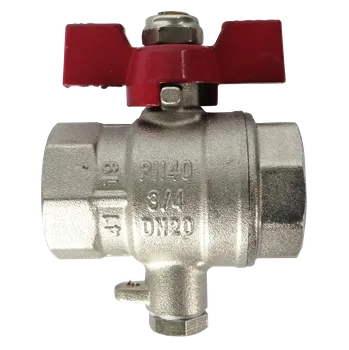 Ventil SIEMENS Kulový ventil 3/4" se závitem M 10x1 pro čidlo 5,0x45 mm (FKM0024)