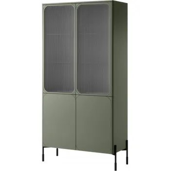 Knihovna Vitrína stránka Sonatia 100, olivová