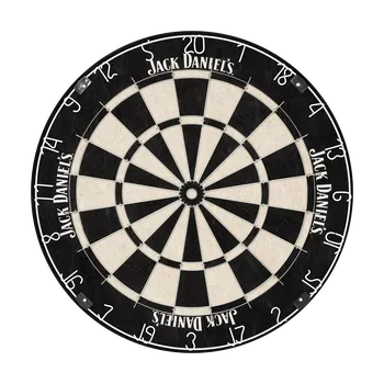 Terč na šipky Mission JACK Daniels dartboard black/white