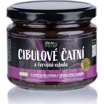 Pesto PELIKANS Cibulové čatní z červené cibule 250g Pálivost: extra pálivé