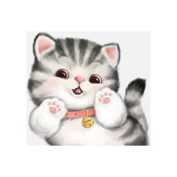 samolepka Samolepka (na auto, notebook) Kočka - barevná (6)