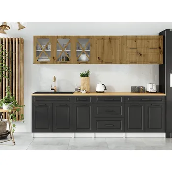 Kuchyňská linka Kuchyňská linka Tyra 260/260 artisan/grafit MAT