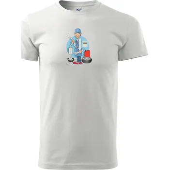 Pánské tričko Pánské triko s motivem 079 Mechanik