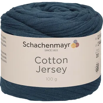 Příze Schachenmayr Cotton Jersey 50 Námořnická modrá (Příze Cotton Jersey 50 Navy)