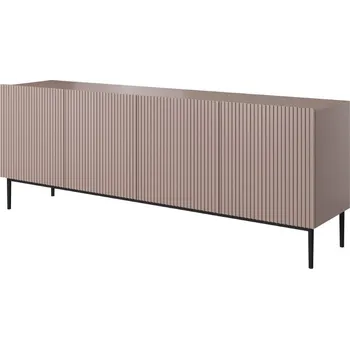 Ložnicová sestava Komoda Nicole 200, starorůžová / černá