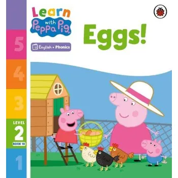 Cizojazyčná kniha Learn with Peppa Phonics Level 2 Book 10 '- Eggs! (Phonics Reader) - Peppa Pig