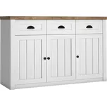 Komoda PROWANSJA K3SP, Borovice Andersen + Dub Lefkas