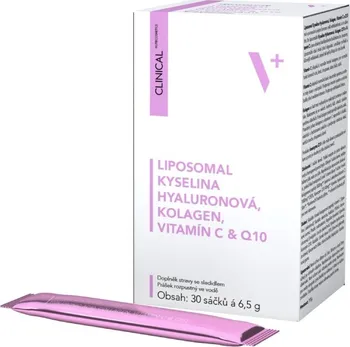 Clinical Nutricosmetics Liposomal Kyselina hyaluronová, Kolagen, Vitamín C&Q10 30 sáčků