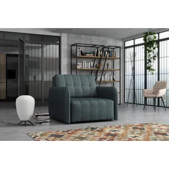 Křeslo Rozkládací křeslo Vivian Grand I paros 6/tm.šedá