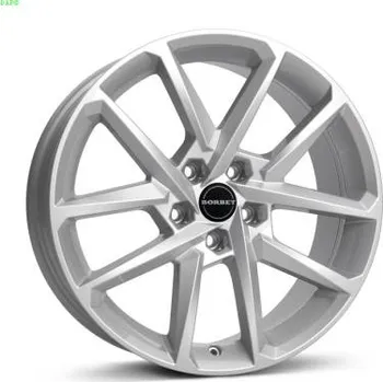 Disk Alu kola BORBET N crystal silver 6,5x16" 4x100 ET43 64