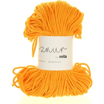 Příze Šňůry Mila 3 mm žluto-oranžová
