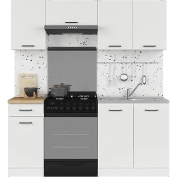 Kuchyňská linka Kuchyňská linka JUNONA 180 bílá/bílý lesk