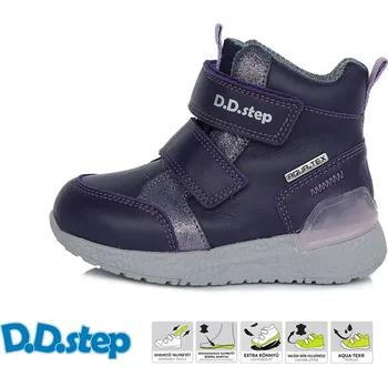 Dívčí polobotky D.D.STEP F61-365B Barva: Fialová, Velikost: 27