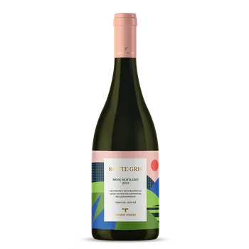 Víno Troupis winery Bílé suché víno ROUTE GRIS Moschofilero 2022 P.G.I. Peloponés 750ml TROUPIS