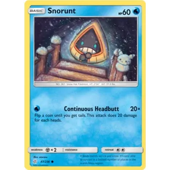 Sběratelská karetní hra Snorunt 047/236 - Cosmic Eclipse Typ karty: Non-Holo