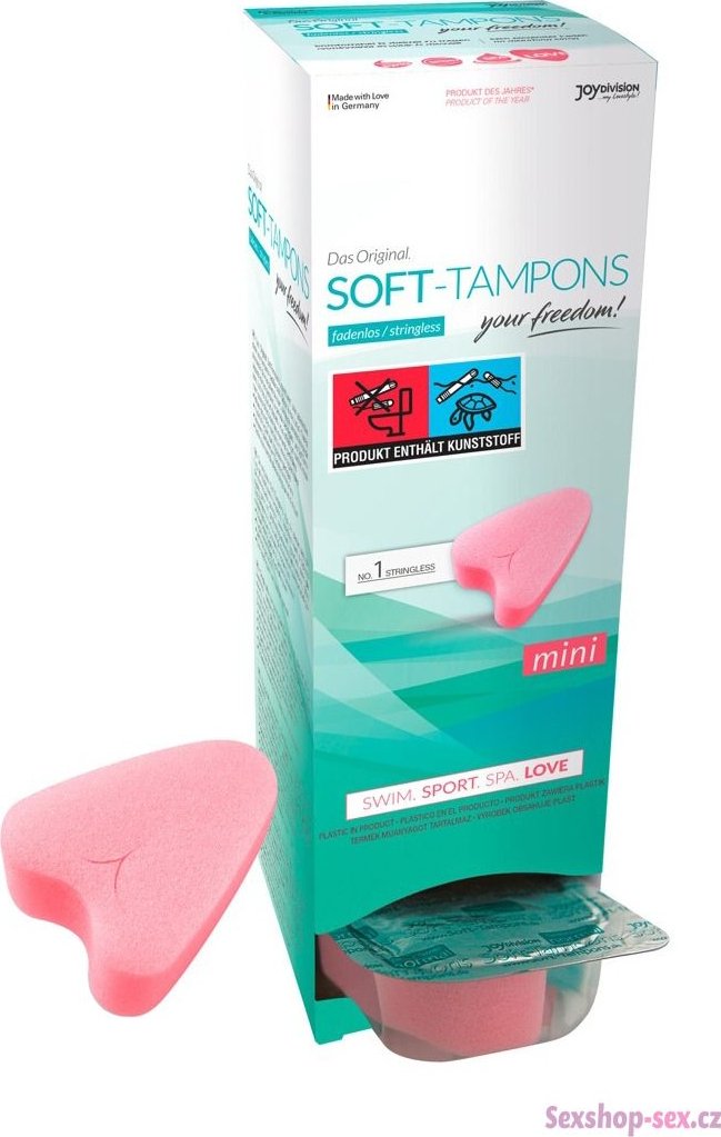 Menstruační houbičky Soft-Tampons MINI, 10 ks