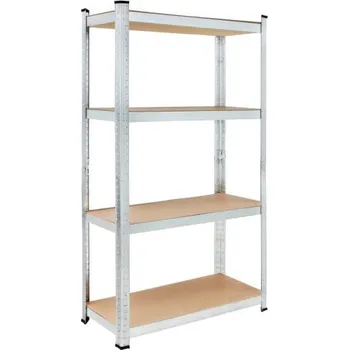 Dílenský regál FurniGO Regál 170x75x30 cm - 4 police