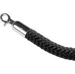 HAPPY END Pletené lano pro zahrazovací sloupek, 1,5 m, černá - CV 815.40